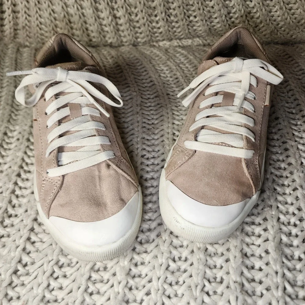 Dr. Scholl's Shoes Time Off Taupe Casual And Fashion Women's 7.5 Sneakers